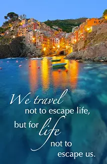 Travel to escape