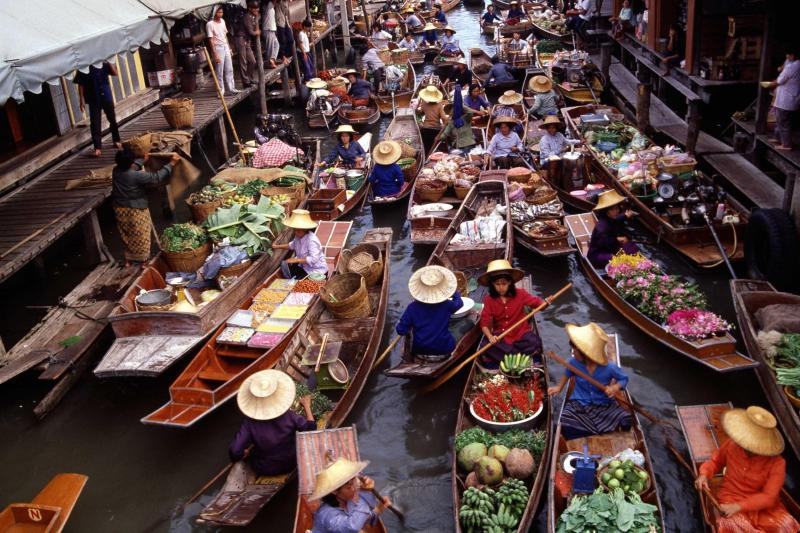 Damnoen Saduak Floattng market