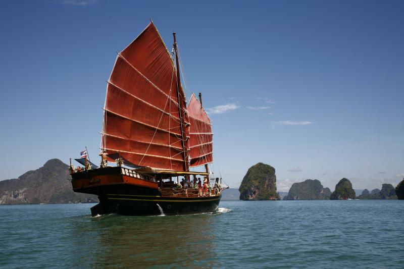 June Bahtra junk boat - The Spirit of Phang Nga Bay Cruise
