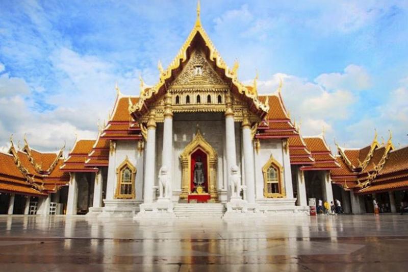 Golden Buddha Reclining Buddha Marble Temple Gems Gallery Bangkok Tourpirate